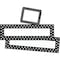 Barker Creek Black & White Dot Name tag & Name Plate Set, 81/Set 3601 - alternate 1